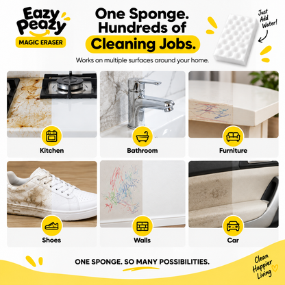 EAZY PEAZY ALL IN ONE MAGIC ERASER (4 PCS)