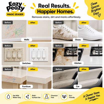 EAZY PEAZY ALL IN ONE MAGIC ERASER (4 PCS)